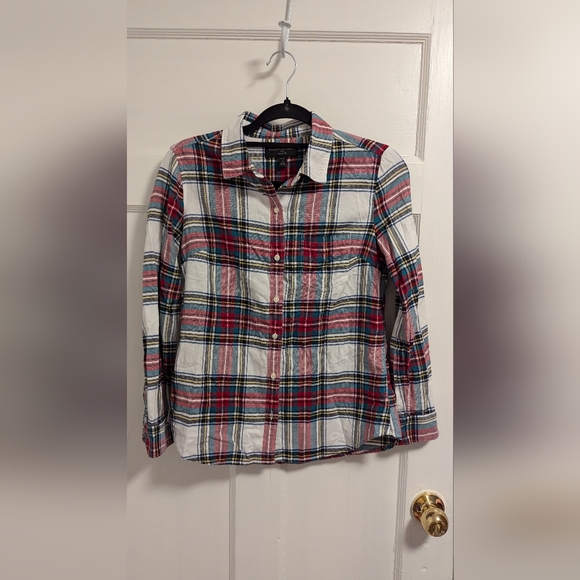 Banana Republic Blanket Plaid Shirt - Picture 1 of 3